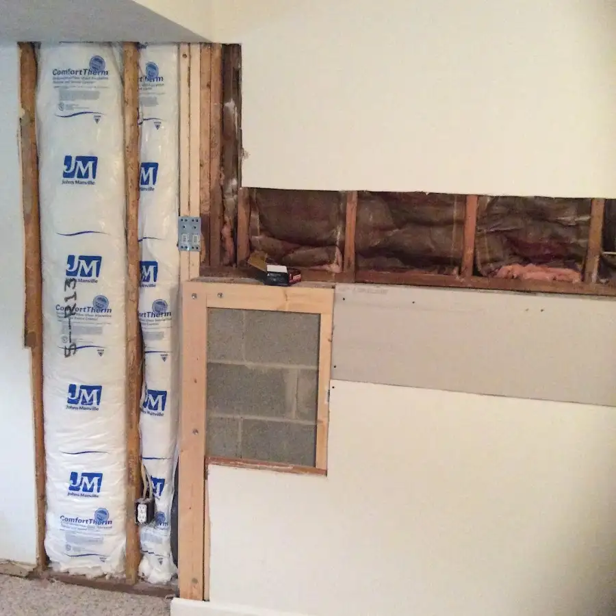 Wall insulation replacement during Odor Removal & Deodorization in Central